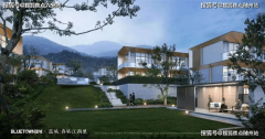 建建外立面采用高端石材和铝板等优